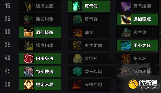 《魔兽世界》9.2酒仙武僧天赋加点