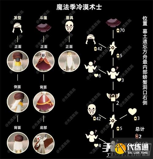 《光遇》冷漠术士复刻兑换图