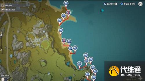 原神星螺采集路线图最新2022