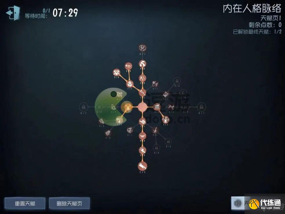 第五人格蜘蛛天赋加点图分享2022