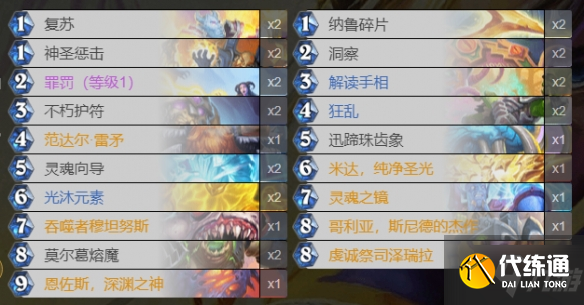 《炉石传说》复活牧卡组2022 奥特兰克的决裂标准复活牧卡组代码