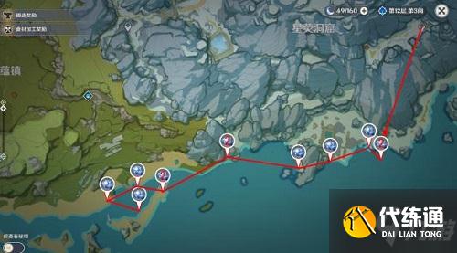 原神星螺采集路线图最新2022