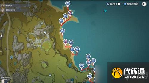 原神星螺采集路线图最新2022