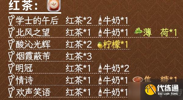 原神晨曦清露配方是什么