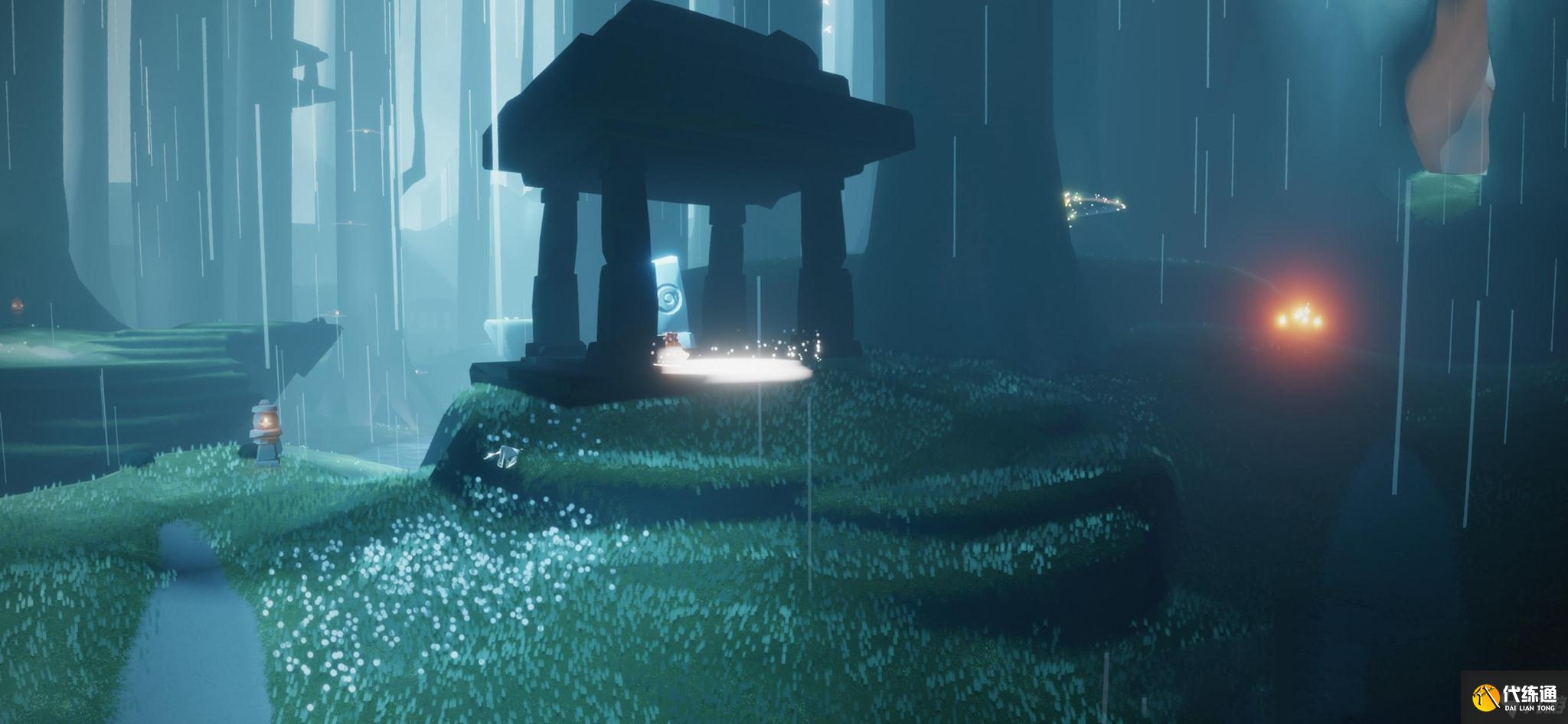 《光遇》荧光森林冥想在哪里 荧光森林冥想点位置