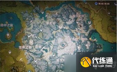 原神星银矿石采集位置分布图