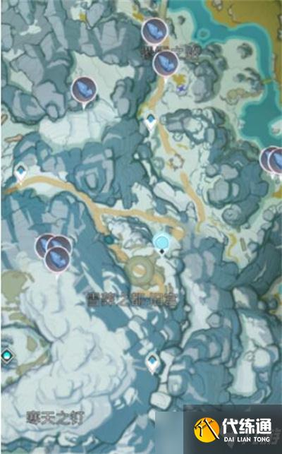 原神星银矿石采集位置分布图