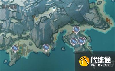 原神星银矿石采集位置分布图