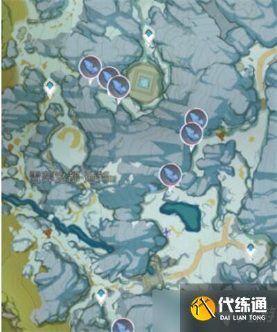 原神星银矿石采集位置分布图