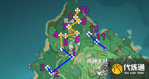 原神绯樱绣球采集攻略 2022绯樱绣球线图详情