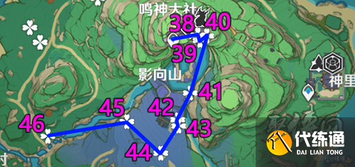 原神绯樱绣球采集攻略 2022绯樱绣球线图详情