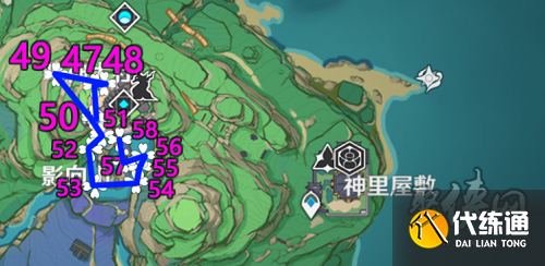 原神绯樱绣球采集攻略 2022绯樱绣球线图详情