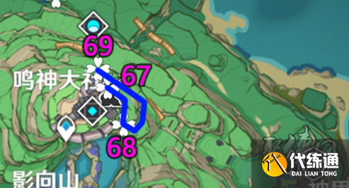 原神绯樱绣球采集攻略 2022绯樱绣球线图详情