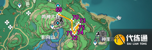 原神绯樱绣球采集攻略 2022绯樱绣球线图详情