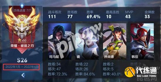 王者榮耀s26賽季什么時候結束？