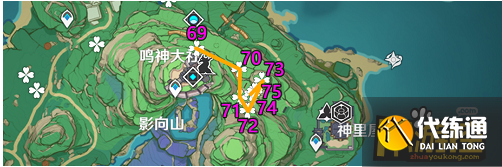 原神绯樱绣球采集路线图一览12.png 原神绯樱绣球采集路线图一览12.png