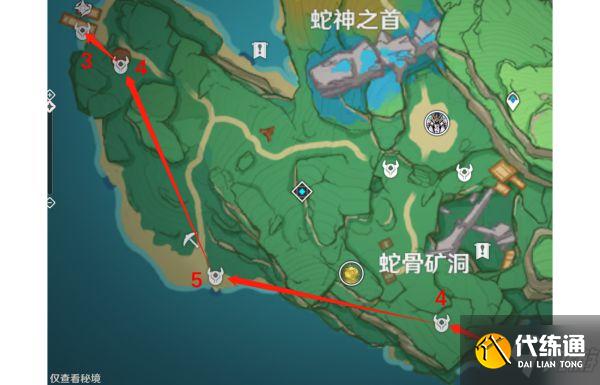 《原神》刀镡高效收集路线