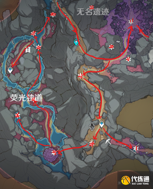 原神流明晶石位置大全：流明晶石最佳采集路线图[多图]图片9