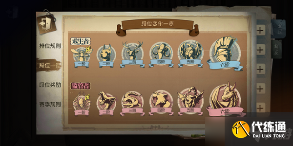 《第五人格》有什么段位？段位变化一览