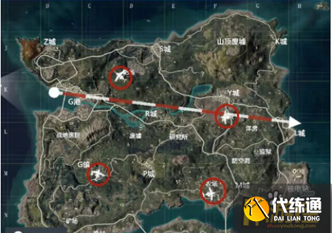 和平精英3周年特典飞机位置大全.png 和平精英3周年特典飞机位置大全.png