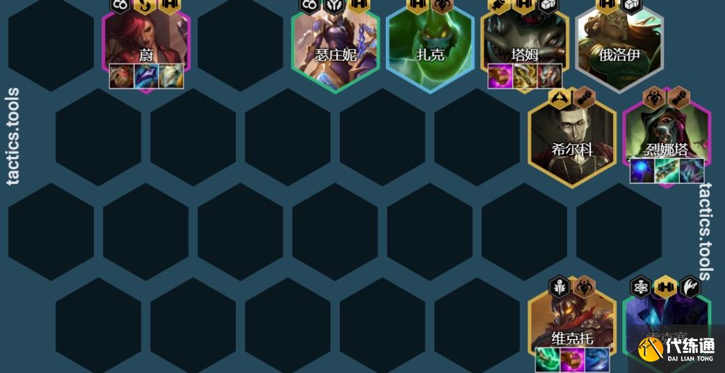 云顶之弈12.6b毒斗罗阵容装备搭配