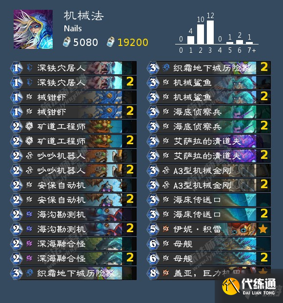 炉石传说沉没之城版本标准模式式首日卡组分享