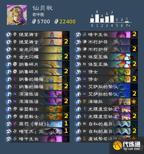 炉石传说沉没之城版本标准模式式首日卡组分享