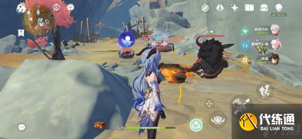 《原神》层岩巨渊丹砂崖宝箱点位标注