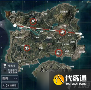 《和平精英》3周年飞机位置在哪?