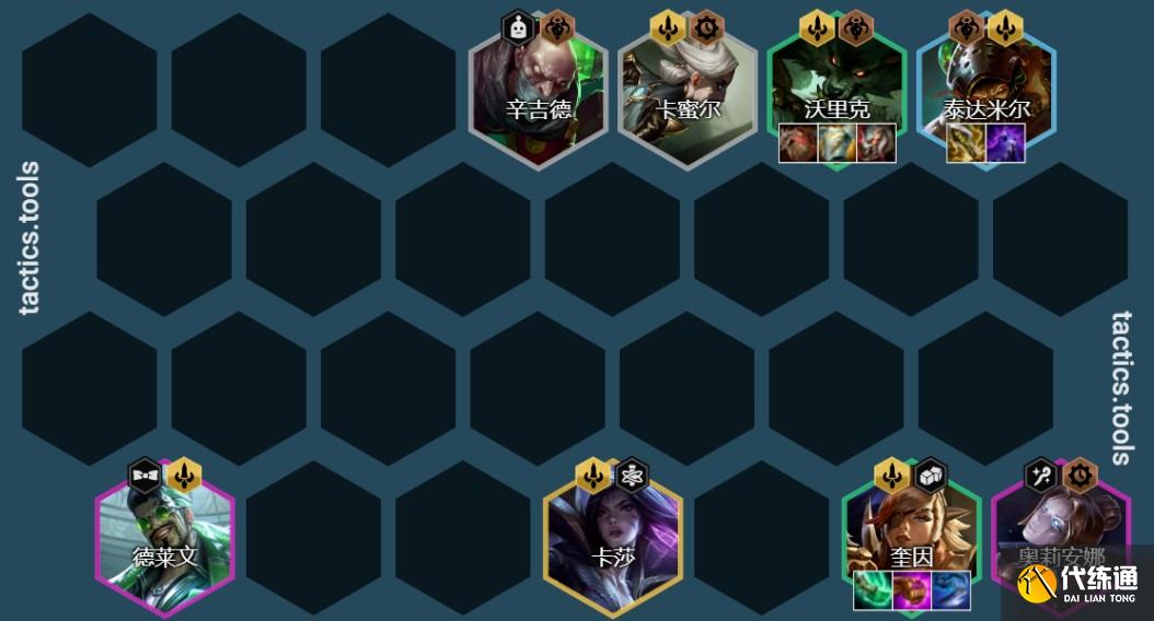 云顶之弈12.7精密挑战蛮王阵容装备搭配