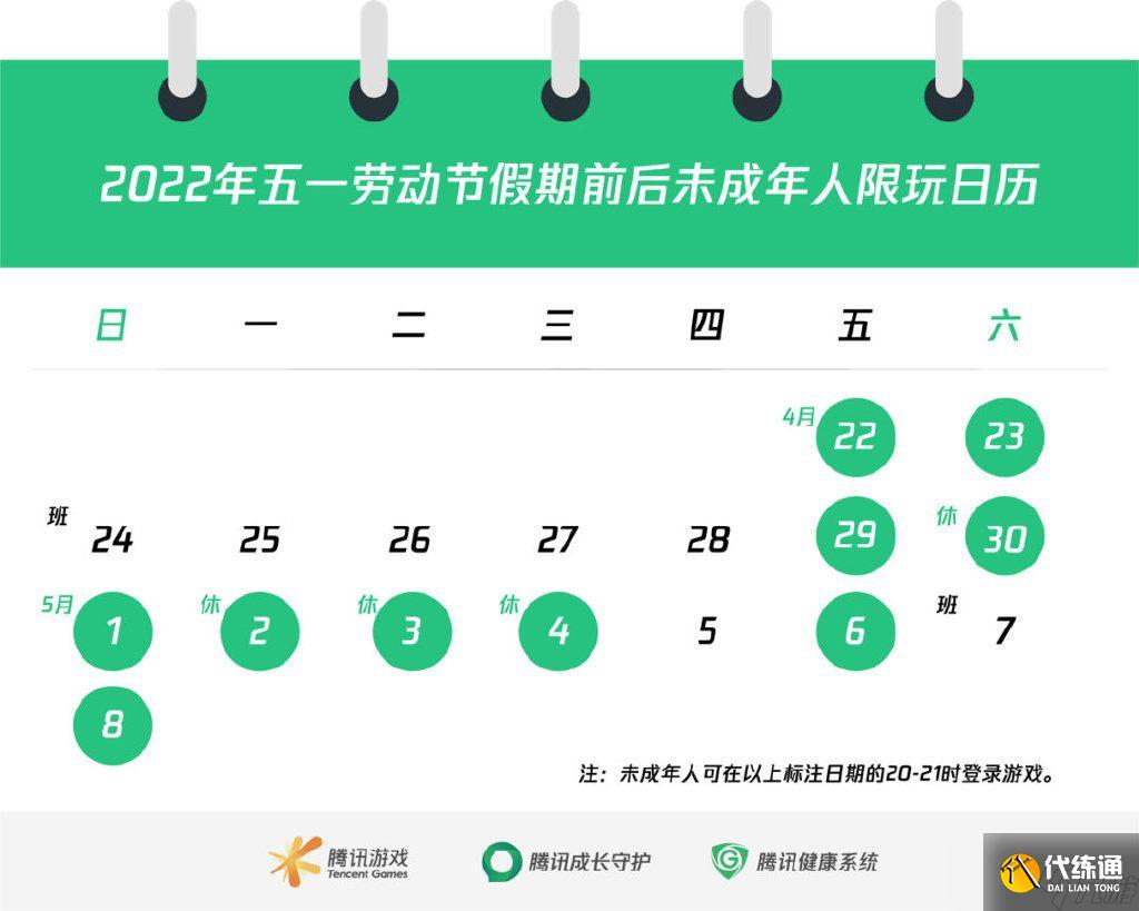 王者荣耀五一能玩几个小时？2022劳动节未成年防沉迷规则一览