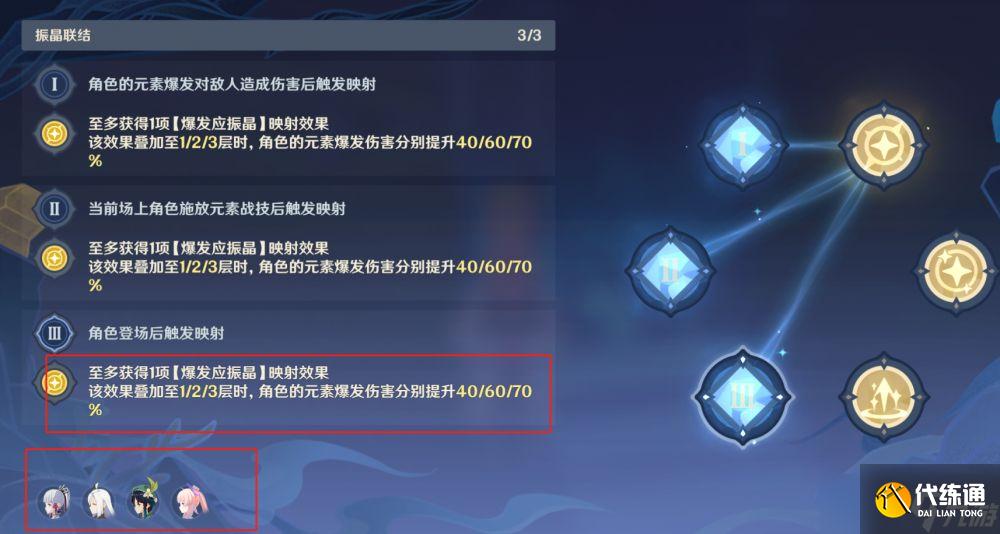 原神新活动振晶映射第一阶段的联结效果选择