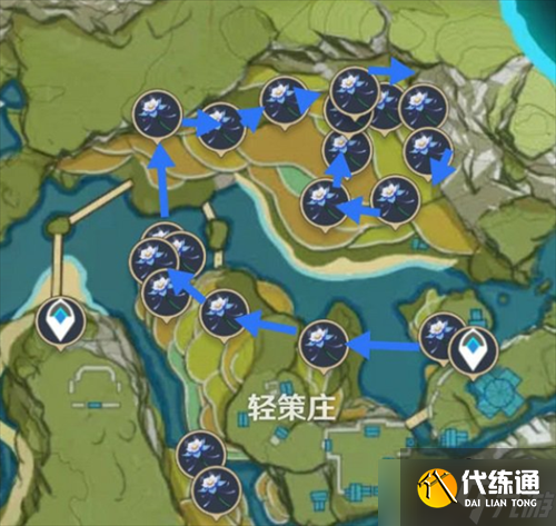 原神琉璃百合在哪里-琉璃百合采集路线一览