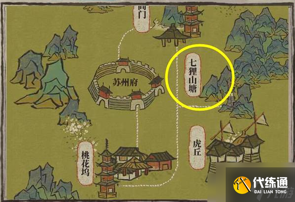 江南百景图荷包在哪 江南百景图春意荷包位置一览