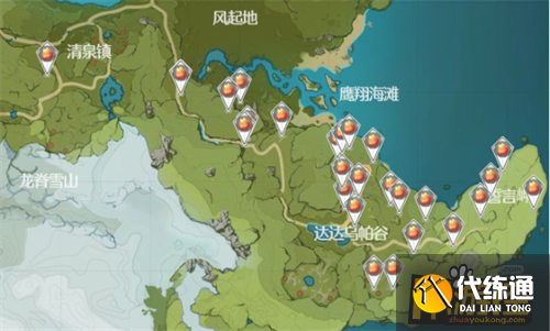 原神日落果采集路线图一览5.png