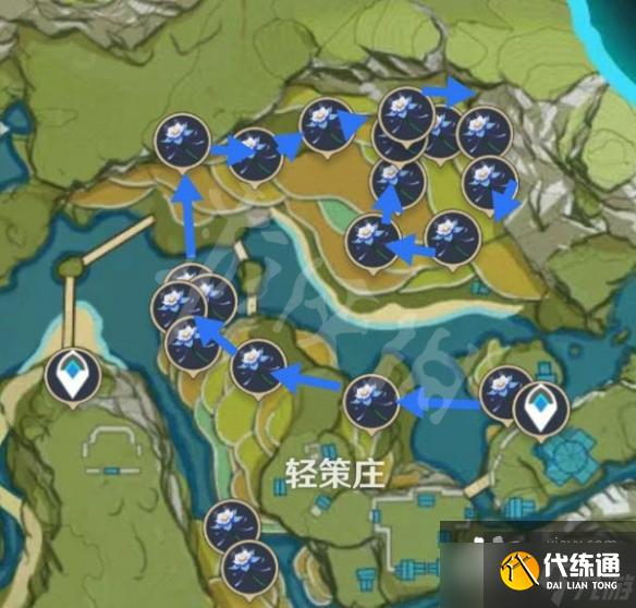 《原神》琉璃百合采集点2022 最新琉璃百合采集分布图2022