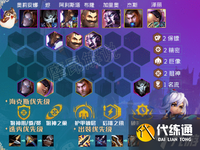 金铲铲之战巨像狙怎么玩 金铲铲之战阵容攻略