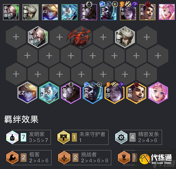 金铲铲之战七发明四精密阵容玩法推荐