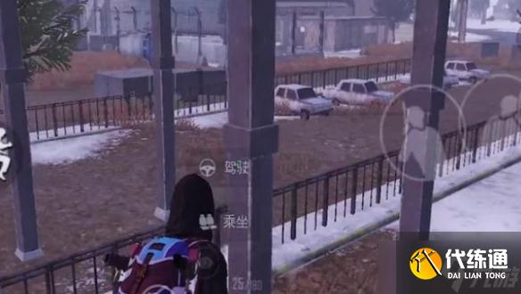 《和平精英》水泥厂的大圆柱上去方式分享