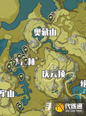 《原神》莲蓬分布位置