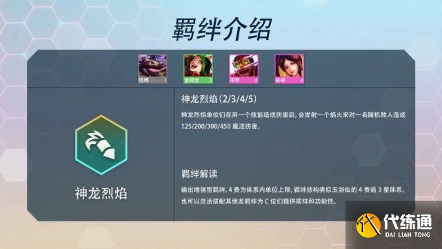 金铲铲之战S7赛季最新羁绊图表一览