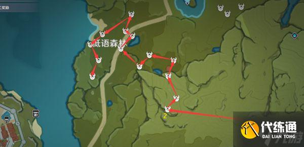 《原神》蜥蜴尾巴高效拾取路线整理