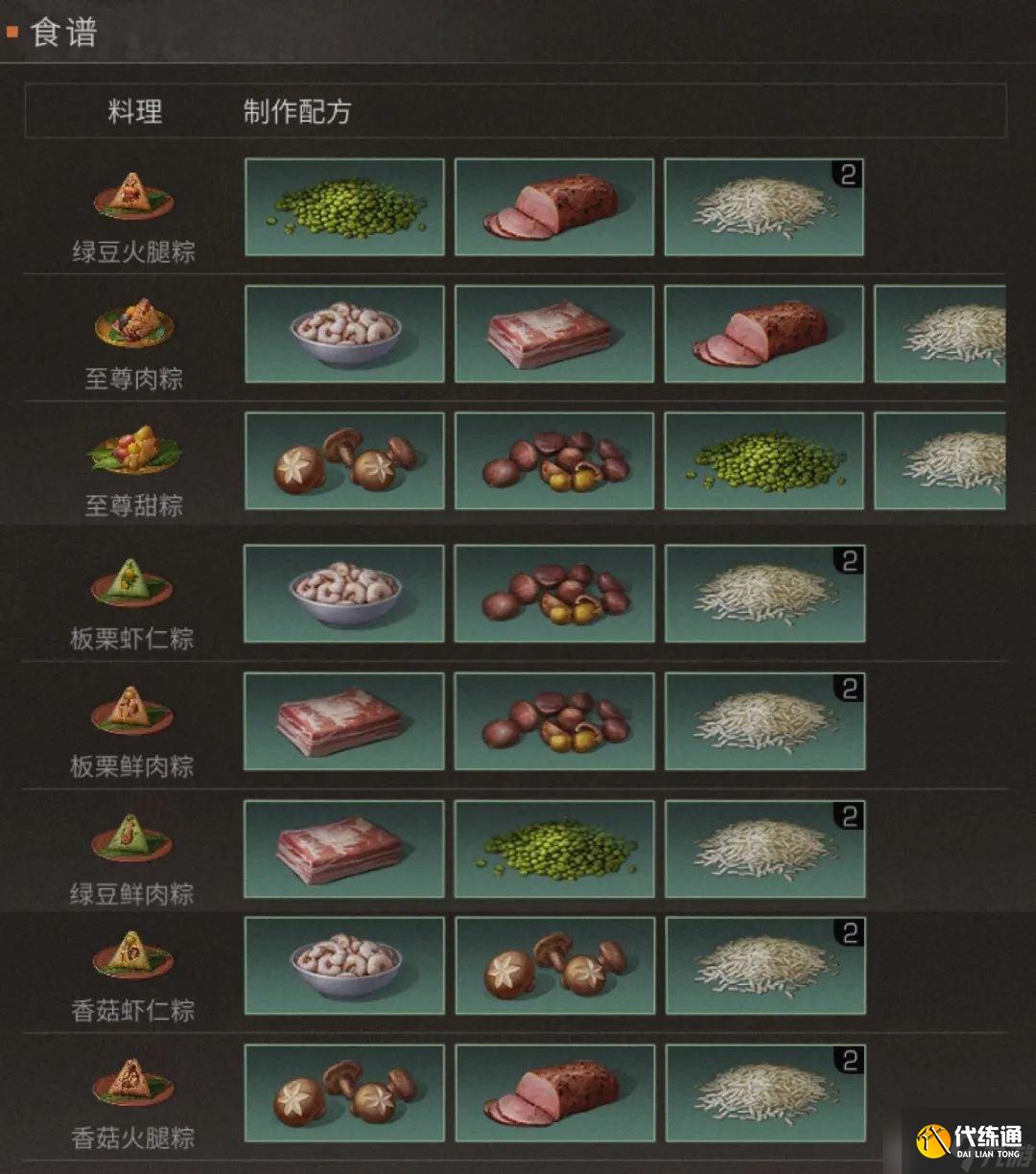 明日之后端午活动粽子如何进行制作 端午活动粽子制作配方分享与流程解析