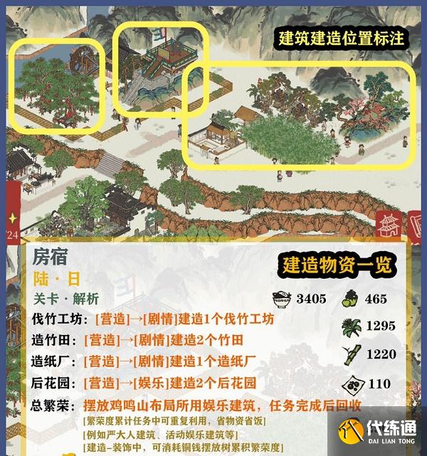 《江南百景图》东宫苍龙房宿通关攻略