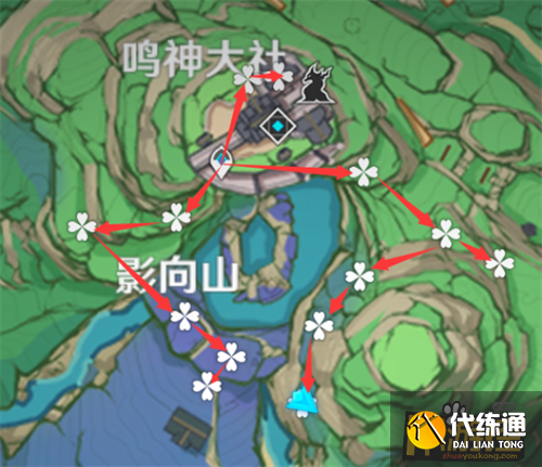 原神鸣草采集路线一览1.png