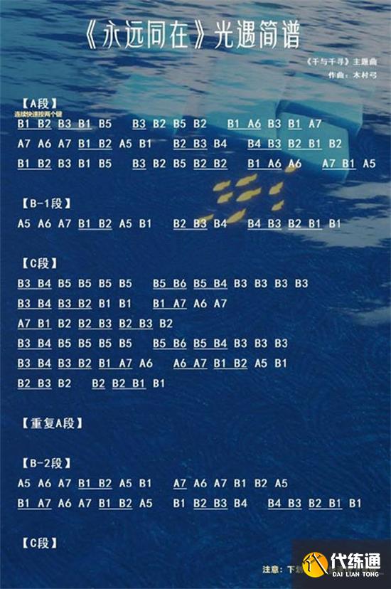 原神镜花之琴乐谱分享 镜花之琴乐谱起风了