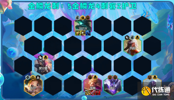 金铲铲之战金鳞龙刺客阵容怎么搭配运营