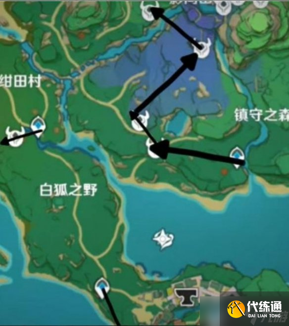 《原神》2.7鬼兜虫采集点 2.7鬼兜虫采集路线