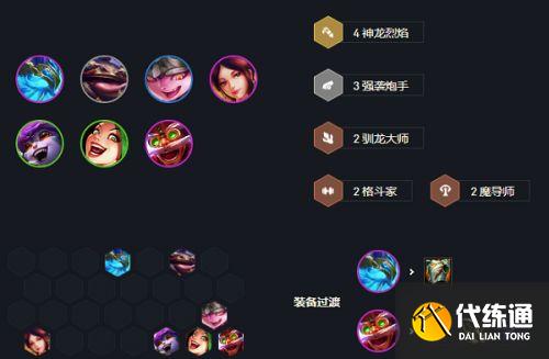 云顶之弈s7驯龙飞机阵容怎么搭配