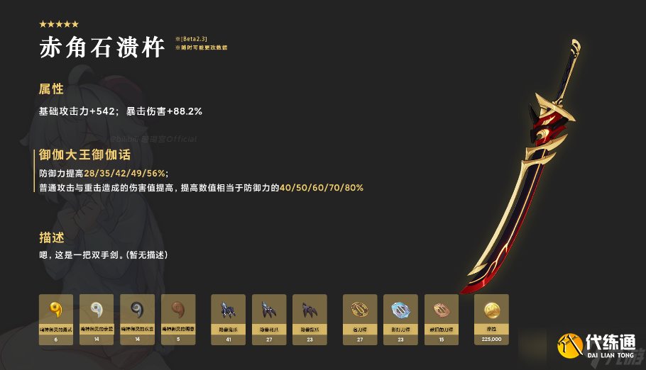 原神：荒泷一斗武器、圣遗物推荐 荒泷一斗用什么武器、圣遗物